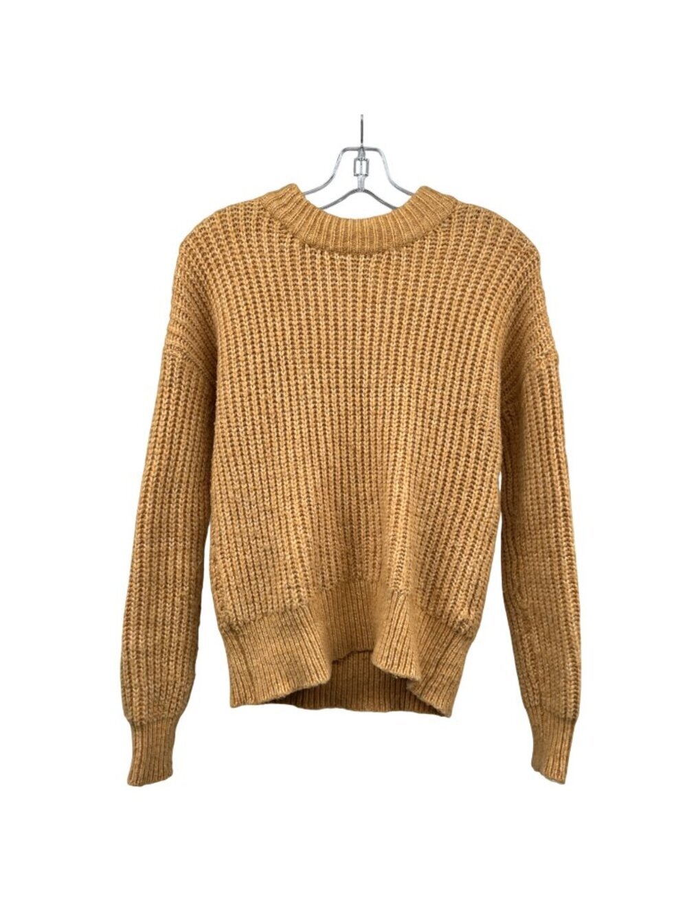 Sonoma Womens Soft Knit Sweater Pullover Long Sleeve Yellow Size XS